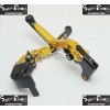 Folding Levers - Kawasaki ZX6R 00-04 ZX9R 00-03 ZX10R 04-05 ZX12R 00-06 ZZR600 05-09 Z1000 03-06 VERSYS 1000 12-14